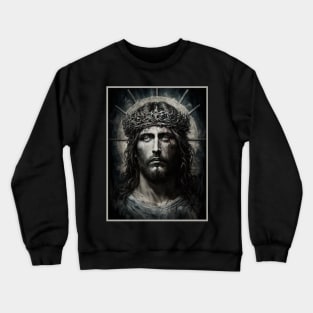 Jesus Christ Gothic Art Crewneck Sweatshirt